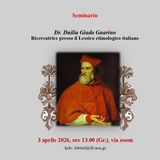 ΤΜΗΜΑ ΙΤΑΛΙΚΗΣ ΓΛΩΣΣΑΣ ΚΑΙ ΦΙΛΟΛΟΓΙΑΣ | Εργαστήριο LabItEl: Σεμινάριο της δρ. Duilia Giada Guarino, ερευνήτριας στο Lessico etimologico italiano [3/4/2026]